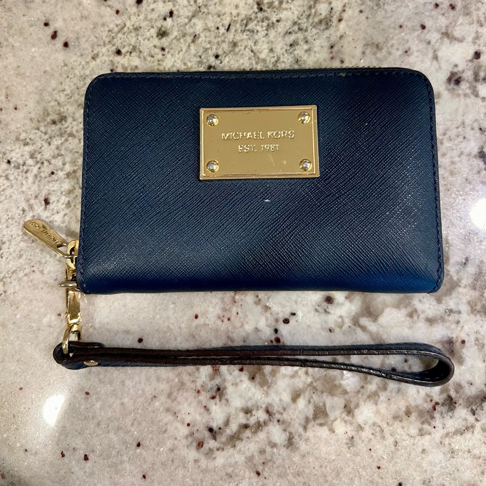Michael Kors Navy Wallet